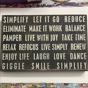 Primitives by Kathy Inspirational Black and White Wall Art